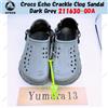 Crocs Echo Crackle Clog sandalo grigio scuro 211630-0DA taglia unisex