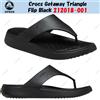 Crocs Getaway Triangle Flip nero 212018-001 taglia unisex