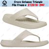 Crocs Getaway Triangle Flip Frappé 212018-2MC taglia unisex