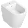 CERAMICA GLOBO - FORTY3 bidet a terra filomuro 55x36 [bianco opaco] - FN009BO