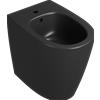 CERAMICA GLOBO - 4ALL bidet a terra filomuro 55x37 [nero opaco] - MDC09AR