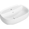 CERAMICA GLOBO - KOI lavabo 56x38 cm da appoggio [bianco opaco] - TF056BO