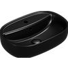 CERAMICA GLOBO - KOI lavabo 56x38 cm da appoggio [nero opaco] - TF056AR