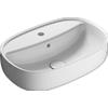 CERAMICA GLOBO - KOI lavabo 56x38 cm da appoggio [bagno di colore] - TF056 : Bagno di colore - smoke (SK)