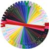 DOITEM [Pack 48] Cerniere [24 Colori ] Nylon [20 cm 30 cm] Chiusure Lampo per Cucito e Artigianato per Stoffa Vestiti Borse per Cucire a Macchina Tessuto di Cotone con Chiusura in Metallo