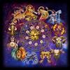 ABEUTY Kit per diamond painting 5D fai da te con strass completi, segni zodiacali, kit artistico con cristalli (segni zodiacali)