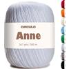 CÍRCULO Circulo Anne Filato 100% cotone mercerizzato 147g - 8001
