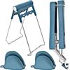 Bakiauli 3-Set Ciotola Gripper Clip Pinza Pinze Set, Acciaio Inox Cooking Guard Anti-Hot Clip Guanti protettivi in silicone per la cucina domestica piastra di cottura o ciotole in movimento
