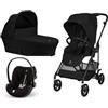 Cybex Gold - Cybex Trio Melio Carbon Magic Black 2026 Con Cloud G Plus