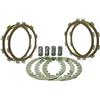 one by Camamoto frizione completa compatibile con (Cod 77287410 kit frizione rinforzata in kevlar completa di dischi e molle compatibile con motori minarelli am6 yamaha/malaguti/beta/mbk), silver