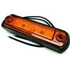 Matel Service M-Tech LD676 - Lampada laterale a LED in gomma ambra