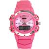 JewelryWe Orologi Ragazzi Ragazze Orologio Digitale Analogico per gli Sport Esterni, Bambini Orologio Rosa, 5ATM Impermeabile Buon Regalo 2017