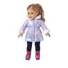 DUORUIMI Abbigliamento invernale per bambole, giacca lunga per American Girl Doll 45,7 cm