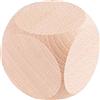 GICO Cubo di legno - Cubo bianco - Cubo di preghiera - Cubi per bricolage - Diverse confezioni e dimensioni - (60 mm)