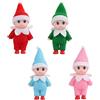 JHBEMAXS Set di mini elfi per bambini, elfi, gemelli, graziosi, piccoli elfi, accessori per bambole, accessori per la casa, per ragazze, ragazzi, adulti (confezione da 4 pezzi)