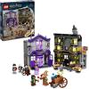 LEGO Harry Potter Olivander e Madama McClan: Abiti per Tutte le Occasioni, 2 Modelli di Negozi Giocattolo da Costruire con 6 Minifigure, Giochi Creativi per Bambini da 8 Anni da Collezione 76439