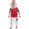 Chaks - Tuta Marshall per bambini, tutina morbida | Tuta ufficiale Paw Patrol con cappuccio e orecchie, costume e abbigliamento per il tempo libero, per il Carnevale