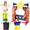 ColorBaby Cucu Show Set Teatro Burattini Biancaneve, 4 burattini 25 cm, Materiali Morbidi e sicuri, Giocattoli per Bambini, per Giocare in Gruppo o trascorrere del Tempo in Famiglia (39171)