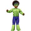 Rubie's II - Costumes - Marvel: Spidey and His Amazing Friends Hulk Deluxe Costume Toddler 3-4 Years, Multicolore