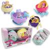 #sbabam FUNNY BOX Baby Love B.I.B., Giochi per Bambini da Edicola, Mini Bambolotto Bambina con Pannolino e Cuffietta, 2 Pezzi - Giocattoli e Bambolotti per Regalo Bambina con Sfera che si Trasforma
