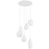 Ideal Lux SOFT SP6 BIANCO Mod. 087818 Lampada A Sospensione 6 Luci