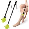UCFBWO Supporto per calze a compressione, asta telescopica multifunzione per anziani e disabili, facile da indossare e togliere calze a compressione e calze, pratico aiuto quotidiano in caso di movimento