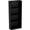 Vida Designs Cambridge-Libreria Grande a 4 Ripiani, in Legno Nero, per Ufficio, Soggiorno, 140 x 60 x 24 cm
