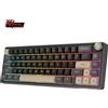 RK Tastiera Meccanica Royal Kludge RK R65 Portoghese Brasiliano, Cablata, Hot-swappable, 66 Tasti, 65% RGB Retroilluminata per Gamer