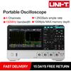 UNI-T Oscilloscopio portatile ad alta risoluzione a 2/4 canali UPO1082HD UPO1154HD Analizzatore di spettro con velocità di forma d'onda da 500.000 wfms/s