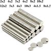 NONE Magnete rotondo super potente Magnete al neodimio NdfeB N35 Forte magnete permanente per frigorifero 5x2 6x3 10x2 10x3mm