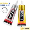 NONE B-7000 Adesivo trasparente per contatti 15 ml/50 ml/110 ml per telefono T-7000 Riparazione Applicatore di precisione universale in plastica per vetro fai da te