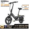 NONE HillMiles 1 Bicicletta Elettrica con Motore Brushless 250W, Batteria al Litio 36V10.4AH, Autonomia 60KM, E-Bike per Adulti, Bici Elettrica da Città