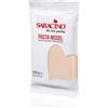 SARACINO We love pastry Saracino Pasta di Zucchero Model Rosa Beige per Modellaggio da 250 g senza Glutine Made in Italy