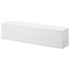 Yamazaki 10068 TOWER Portaoggetti da Parete, bianco,Acciaio/Resina POM/Poliestere/Silicone/Resina ABS, minimalistisch, 15,7 x 60 x 14,6 cm (L x L x A)