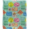 One Piece Grand Line Travel Stamps Coperta super morbida al tatto setoso 152 X 127 Cm