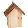 Relaxdays Casetta per Coccinelle, Legno d'Abete, da Appendere e Poggiare, Giardino e Balcone, HLP: 22x18x12 cm, Naturale