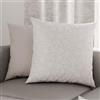 PETTI Artigiani Italiani - Coppia di Federe Cuscino 40x40 cm in Microfibra, Cuscini Arredo Camera da Letto, Divano, Salotto, Set 2 Fodere Copricuscino, Federa Pizzo Tortora, 100% Made in Italy