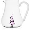 Ichendorf Milano Brocca Coniglio Rosa | Collezione Animal Farm | 150 cl | Vetro Borosilicato | Fatto a Mano