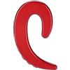 VBESTLIFE Cuffia Bluetooth Auricolare a Conduzione Ossea Wireless Indolore per L'uso a Mani Libere (Rosso)