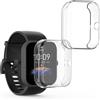 kwmobile Set 2x Custodia Smartwatch Compatibile con Huami Amazfit Bip 3 / Bip 3 Pro Cover - Case Silicone Protezione Orologio Fitness trasparente