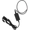 Keenso Caricabatteria da presa, 5,5 x 3,5 x 1,6 cm / 2,2 '' x 1,4 '' x 0,6 '' 12V-24V 5V Caricatore USB in plastica ABS Caricabatteria con presa di corrente