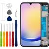 Duotipa Display TFT da 6,5, compatibile con Samsung Galaxy M15 SM-M156B, display LCD touchscreen, digitalizzatore, montaggio con kit di strumenti di riparazione