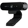 logitech Brio - Webcam Ultra HD 4K per videoconferenze, registrazione e streaming