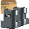LAIPENG T04D1 04D1 Scatola di Manutenzione C13T04D100 Compatibile per ET-M2750 ET-4750 ET-M2140 ET-M3140 ET-M3170 ET-M3180 ET-M1140 ET-M1170 ET-M1180 XP-5100 XP-5105 XP-5150 WF-2860 (2 Pacchi)