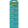 EASTCELL AG8 1,5 V batterie alcaline a bottone - 45 mAh - 10 pezzi (1 blister) - sostituisce LR1120, 391A - batterie di lunga durata per orologi, telecomandi e dispositivi elettronici