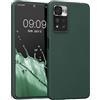 kwmobile Custodia Compatibile con Xiaomi Redmi Note 11 Pro+ 5G / Note 11 Pro Plus 5G Cover - Back Case per Smartphone in Silicone TPU - Protezione Gommata - verde muschio