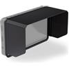 NEEWER Parasole per Monitor da Campo per Fotocamera F700 della NEEWER, Paraluce a Tre Lati e Telaio Sagomato, Facile Accesso ai Pulsanti, Gancio e Gancio Attaccato, MA007