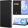 DUX DUCIS Custodia per Samsung Galaxy A57 5G, [Porta Carte] [Funzione Supporto] Antiurto PU Pelle Portafoglio Flip Case, Cover per Galaxy A57 5g 2026, Nero