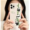 hdqICase Custodia Carina Compatibile con OPPO A94 5G/OPPO Reno 5Z - Comoda Cover in TPU Morbido Bianco Animali Cartoni Case