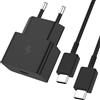 ACAGET 25W USB C Caricatore per Samsung Galaxy A16 A17 A26 A35 Z Fold7 Z Flip7 FE per Galaxy Tab S9 FE con 1M Cavo USB C a C Tipo C Spina Ricarica Adattatore per Samsung Galaxy S26 S25 edge S24 FE S23 Serie